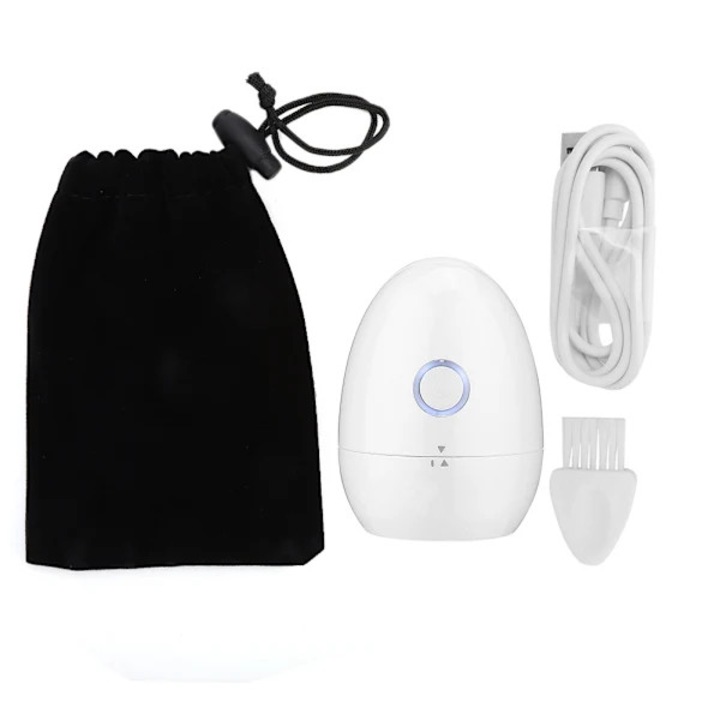 Epilator electric pentru femei, aparat de indepartat parul, cap flotant, lavabil, reincarcabil USB, 60 min autonomie, Alb, 1 buc