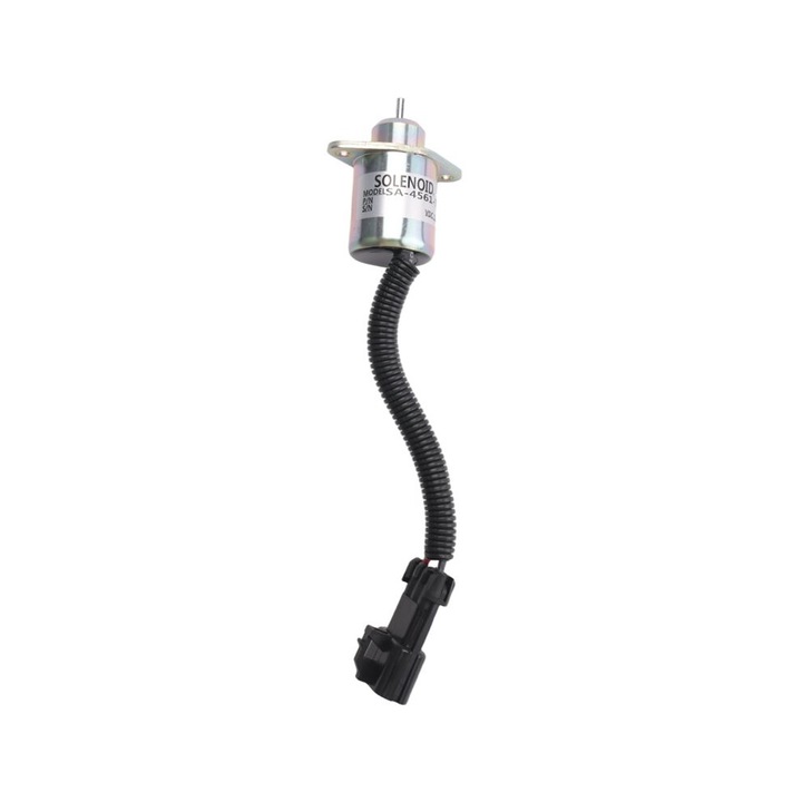 Electrovalva oprire combustibil 12V metal ABS 25x15cm