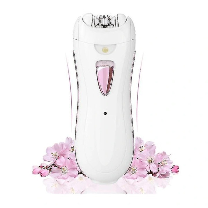 Epilator facial mini portabil reincarcabil fara fir alb
