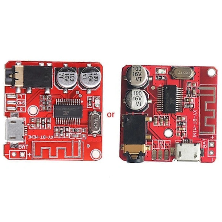 Placa decodor Bluetooth MP3 XY_BT, modul audio, 3,7-5V, 3W, decodeaza WAV/FLAC/APE/MP3 fara pierderi, Bluetooth 4.1, iesire stereo, 3x3 cm, Rosu, 1 buc