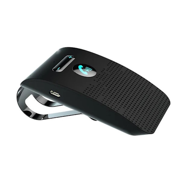 Set handsfree auto Bluetooth 5.0, microfon dublu, negru, 100x60x21mm