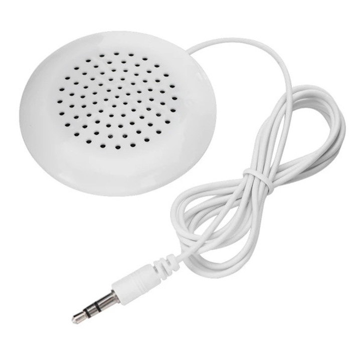 Boxa stereo mini alb 60x15mm portabila cu jack 3.5mm