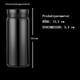 Sticla termos inox, izolatie vid, portabil, etans, 500ml