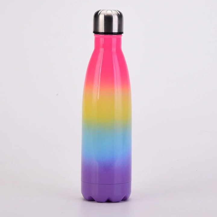 Sticla apa izoterma, otel inoxidabil, dublu perete, capac silicon, 500ml
