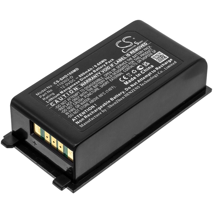 Baterie TECHTEK CS-SHD100MD Li-MnO2 800mAh