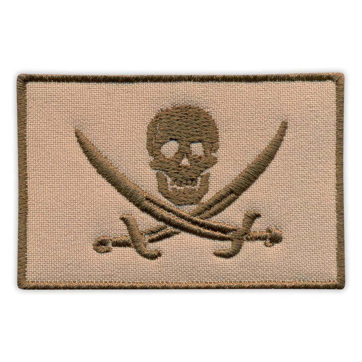 Textil felvarró Patchion Kalóz Zászló Calico Jack Többszínű 4.7x7cm