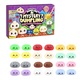 Calendar de Advent 2026, squishy-uri tip dumpling misterios, cu 24 de surprize zilnice, anti-stres, moale, multicolor, 24 bucati
