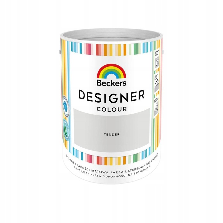 Beckers Designer Colour Tender szürke latex festék 5L
