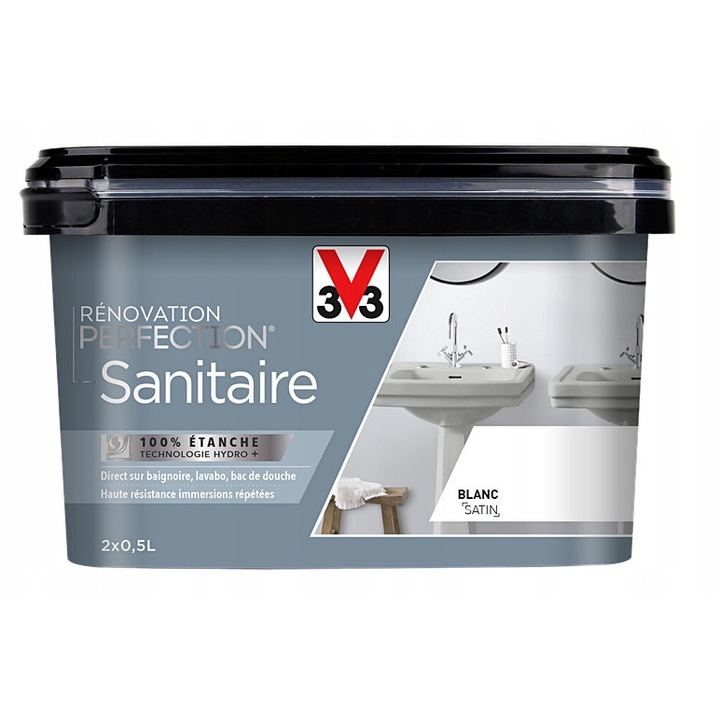 Vopsea renovare baie V33 Easy alb 1L