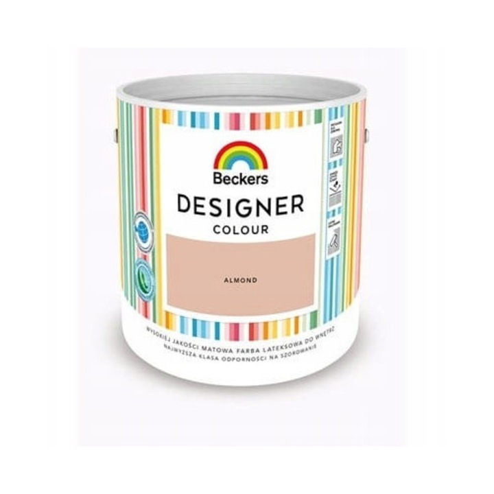 Beckers Designer Colour mosható falfesték, matt, mandula, 2.5L