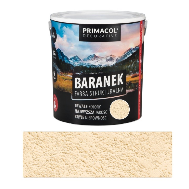Primacol Baranek strukturált dekorfesték krém 5L