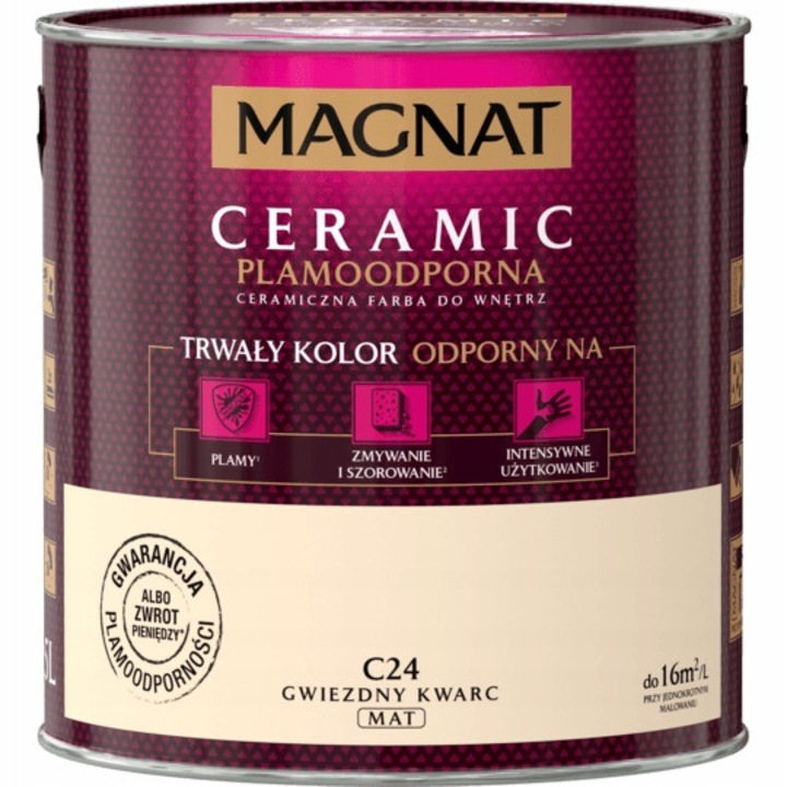 Magnat Ceramic beltéri kerámiafesték 2,5L fehér 16m2/L