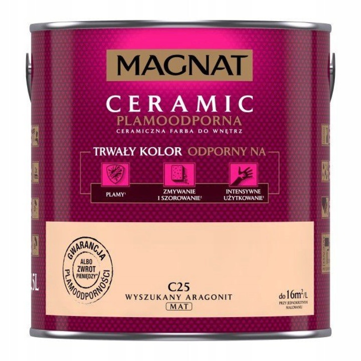 Magnat Ceramic C25 Aragonit beltéri kerámiafesték 2,5L