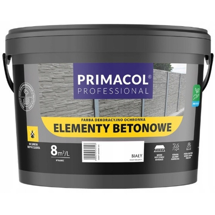 Primacol betonfesték 2,2l fehér 8m