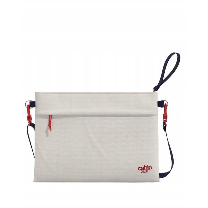 CabinZero Sacoche 2,5 l válltáska, vízálló, fekete, 2 zseb, 100% újrahasznosítható ripstop nylon