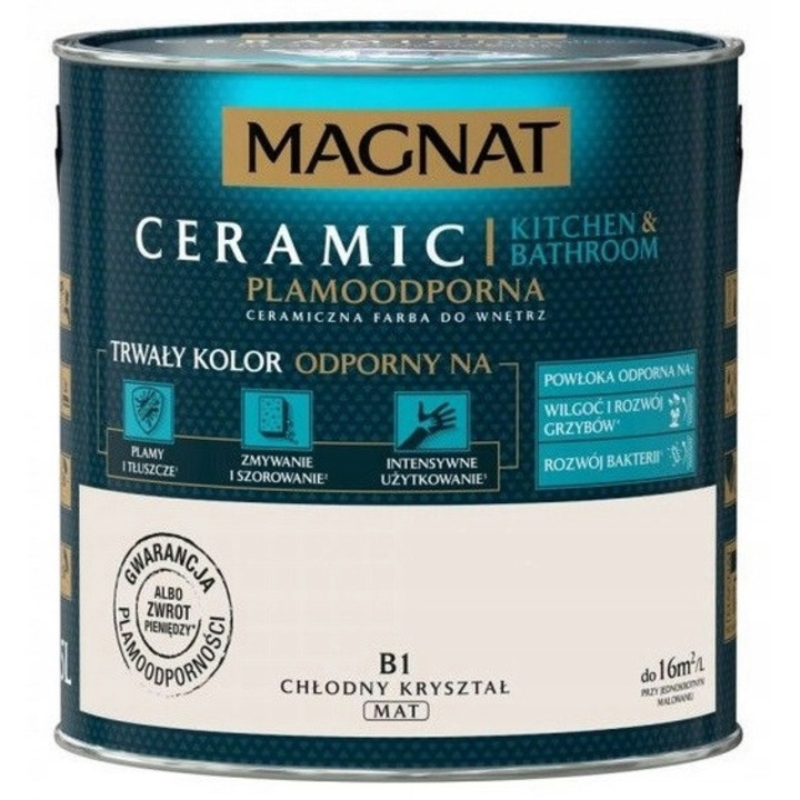 Magnat Kitchen&Bathroom kerámia festék, 2.5L, világoskék, 20 színben kapható