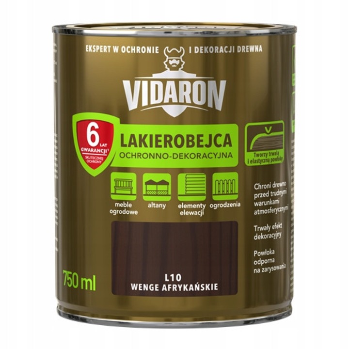 Vidaron L10 afrikai wenge fa lazúr 0,75L