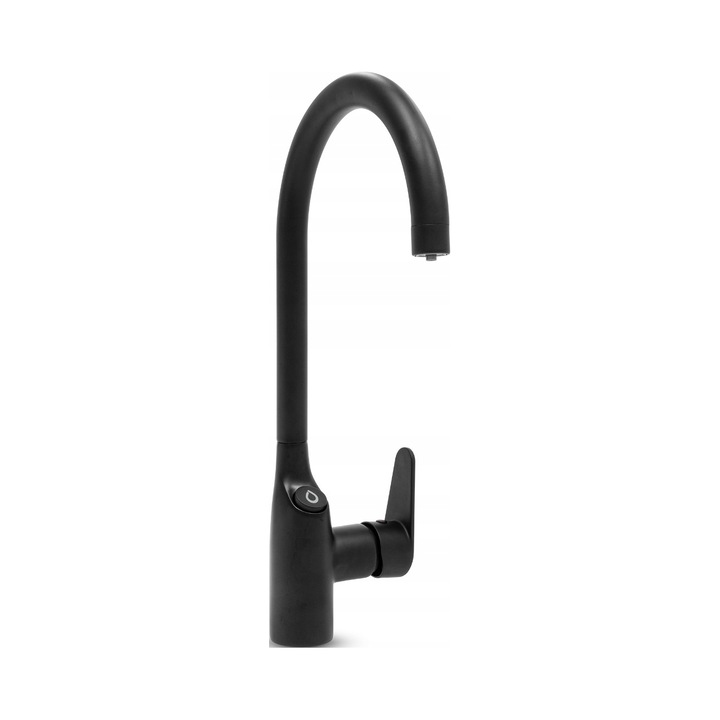 Dafi COMO fekete háromutas csaptelep Flow Comfort szűrővel 3x15cm