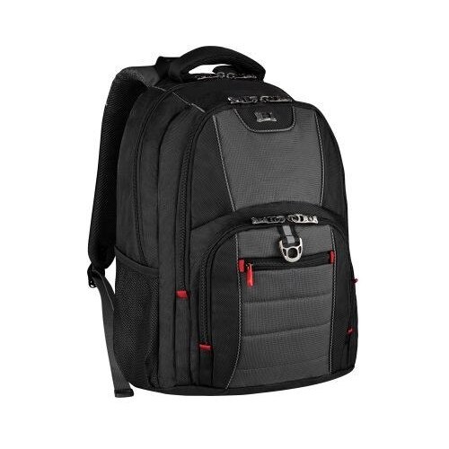 Rucsac business Wenger Pillar, negru-gri, 48x38x25cm, 25L, pentru laptop 16"