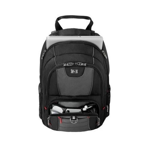 Rucsac business Wenger Pillar, negru-gri, 48x38x25cm, 25L, pentru laptop 16"