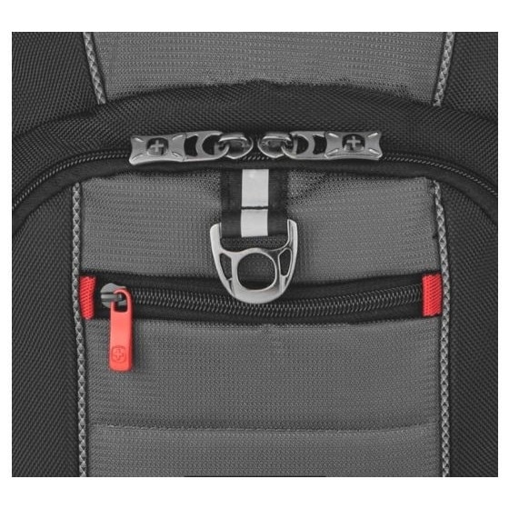Rucsac business Wenger Pillar, negru-gri, 48x38x25cm, 25L, pentru laptop 16"