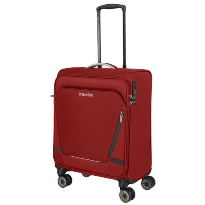 Куфар Travelite Jetpack Max червен 40x55x23см 4 колела