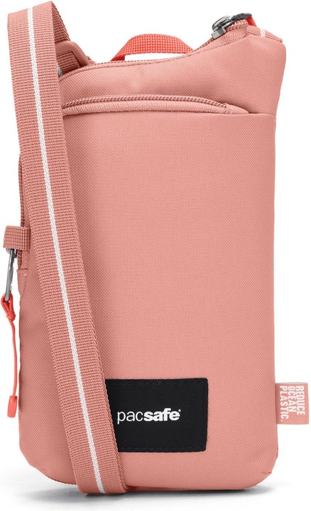 Pacsafe Go válltáska, 0.2L, rózsaszín, 21.5x12x3cm