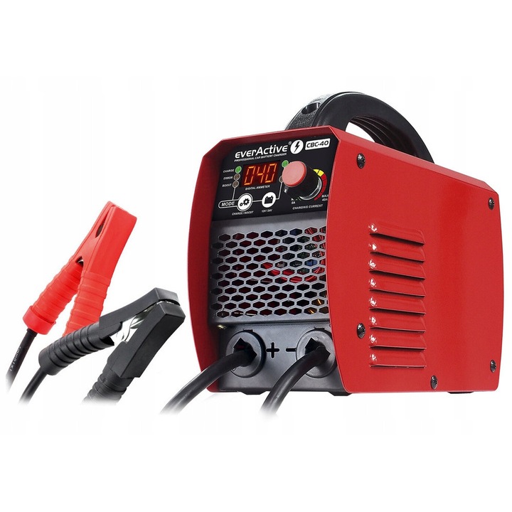Everactive CBC-40 akkumulátortöltő, állítható 8-40A, 12V/24V, 105x230x275mm