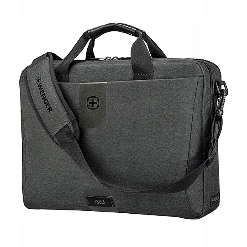 Geanta laptop Wenger MX Eco Brief gri 16"