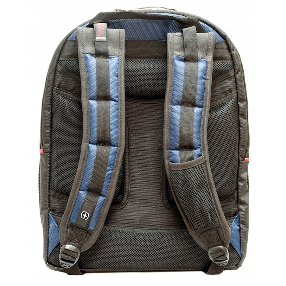 Rucsac laptop Wenger Ibex negru gri albastru 47x37x26cm