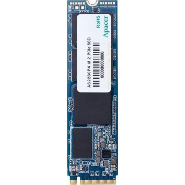 SSD M.2 Apacer AS2280P4 PCIe NVMe 3.0 x4, 3000/2000 MB/s, 3D TLC, albastru, 1TB