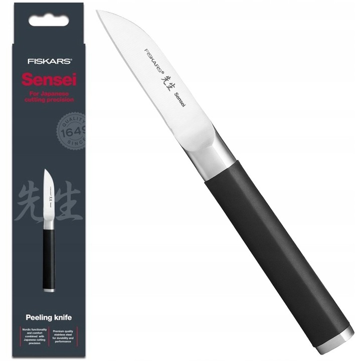 Fiskars Sensei zöldségkés 18,2cm fekete-ezüst