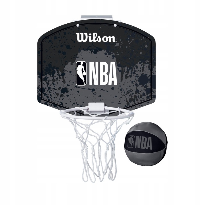 Wilson NBA mini kosárlabda palánk puha labdával, 28.5x24cm, kék