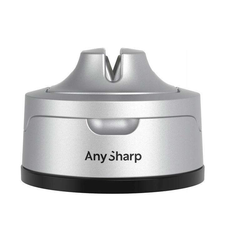 Точило с пластини от волфрамов карбид AnySharp, с вендуза, сребристо
