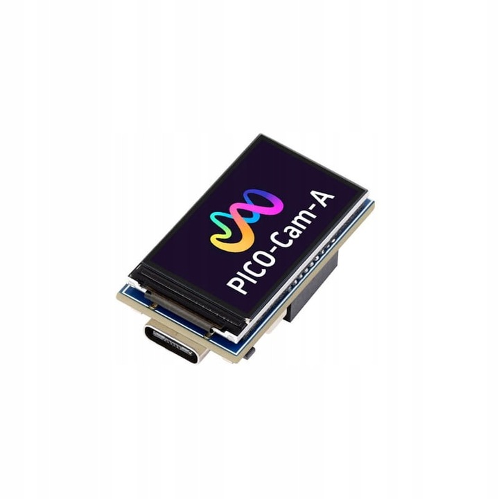 Платка за разработка WaveShare PICO-CAM-A RP2040 камера LCD 1.14" сива 13 пина