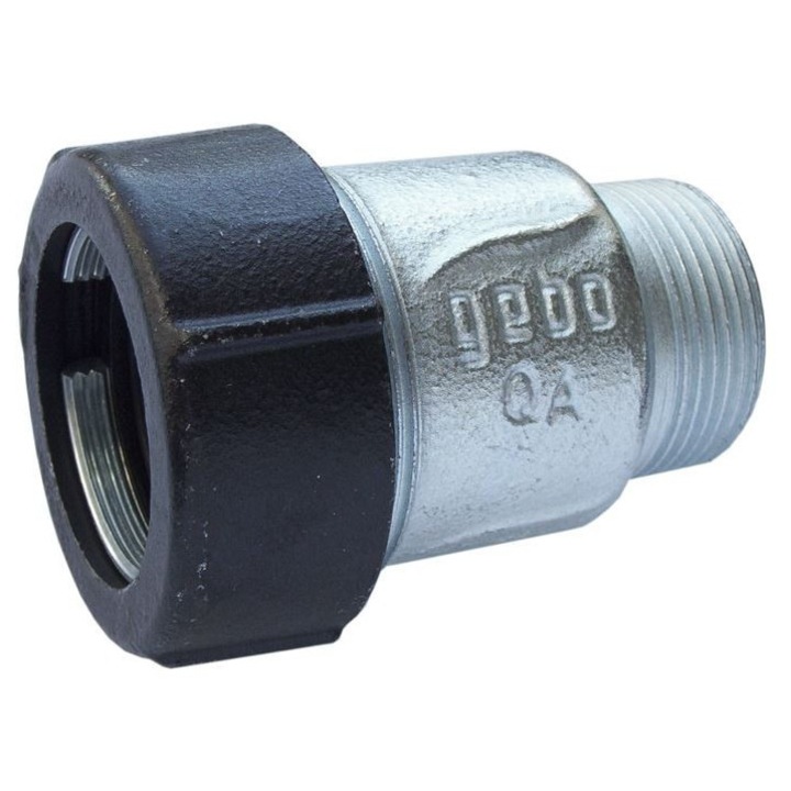 Gebo затягащ фитинг 40x6/4" поцинкован за стоманени и PE тръби