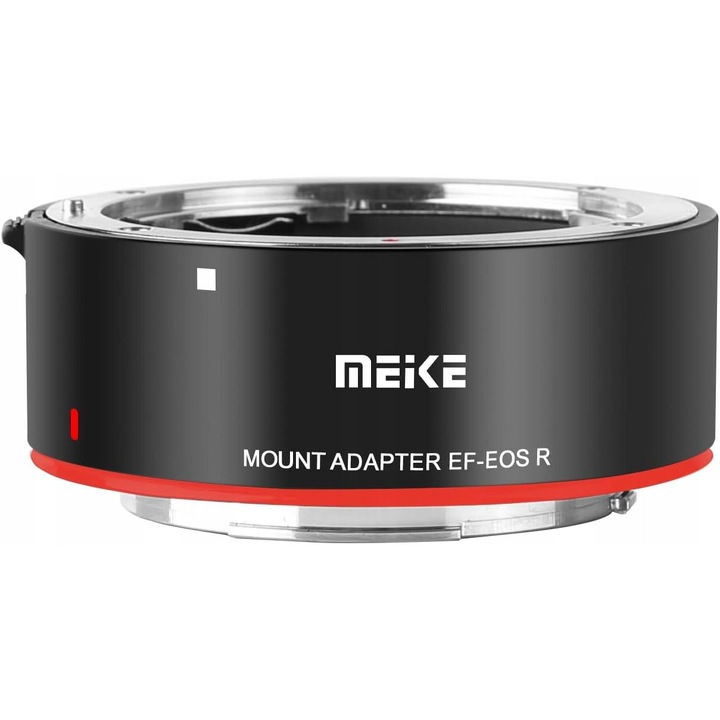 Meike Canon EOS R-ről EF EF-S adapter autofókusszal és chippel, fekete, 1/4"