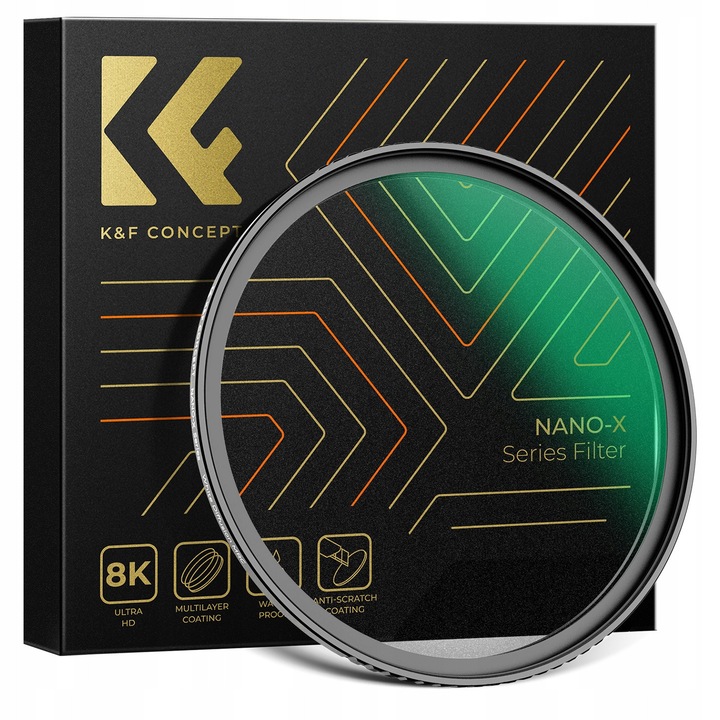 K&F CONCEPT Бял дифузионен филтър 49mm тънък 3,3mm