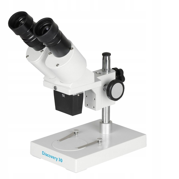 Стереоскопичен микроскоп Delta Optical Discovery 30, бинокъл, 10x-60x, черно-бял, 115x220x250mm