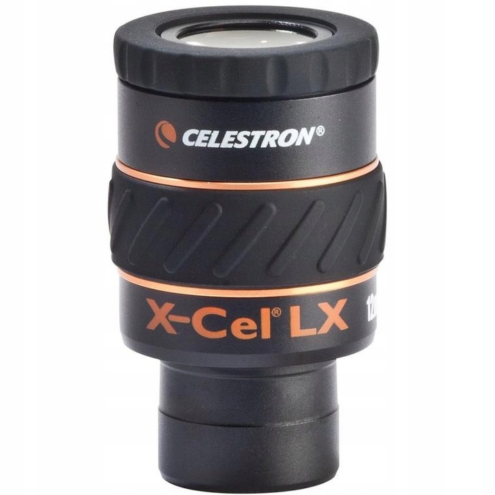 Celestron X-Cel LX 12mm 1,25 hüvelykes többrétegű fekete okulár