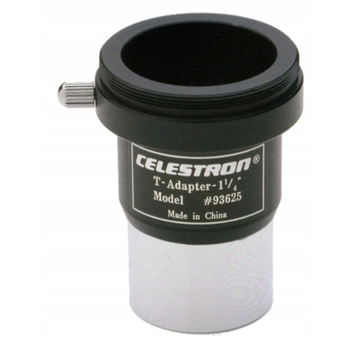 Univerzális T-adapter Celestron 93625 1.25 hüvelykes ezüst-fekete