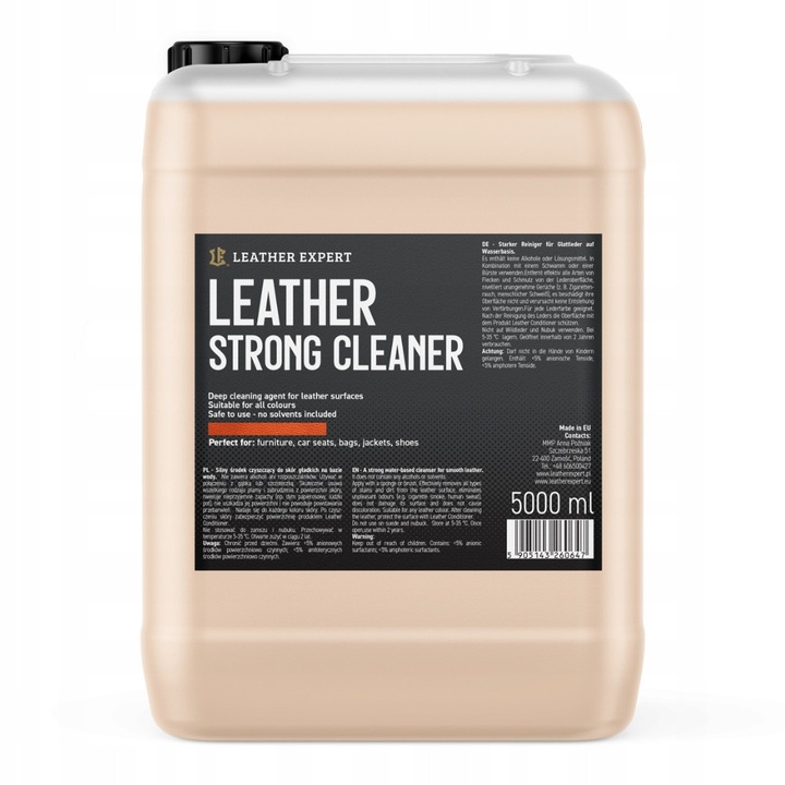 Leather Expert 5L univerzális színtelen erős bőrtisztító