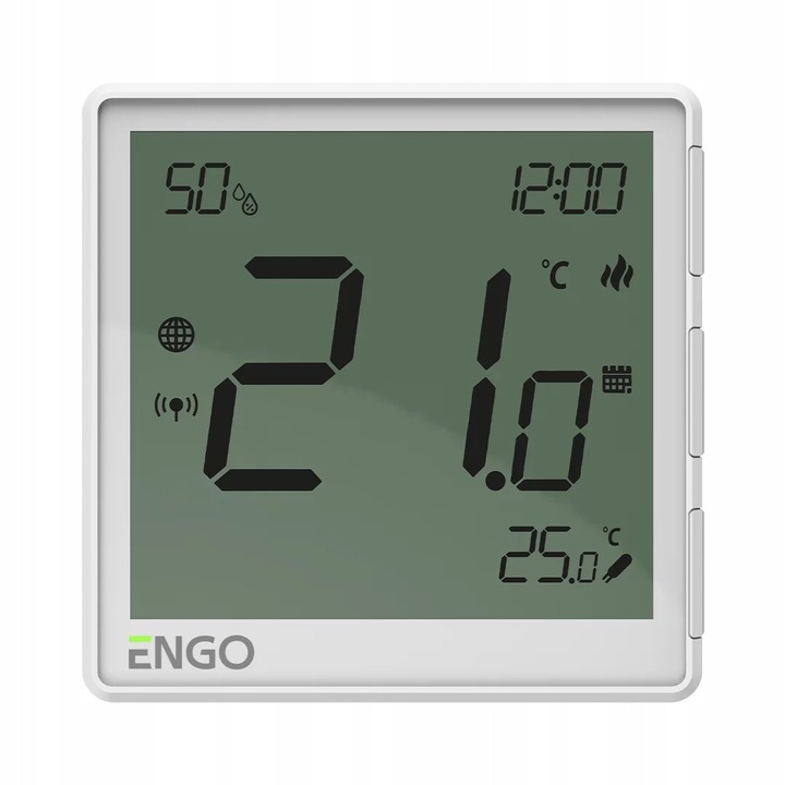 Engo EONE230W beépíthető hőmérséklet-szabályzó, ZigBee, fehér, 230V