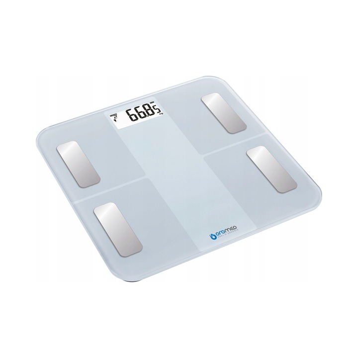 Аналитичен кантар Oromed Bluetooth бял 30x30см USB