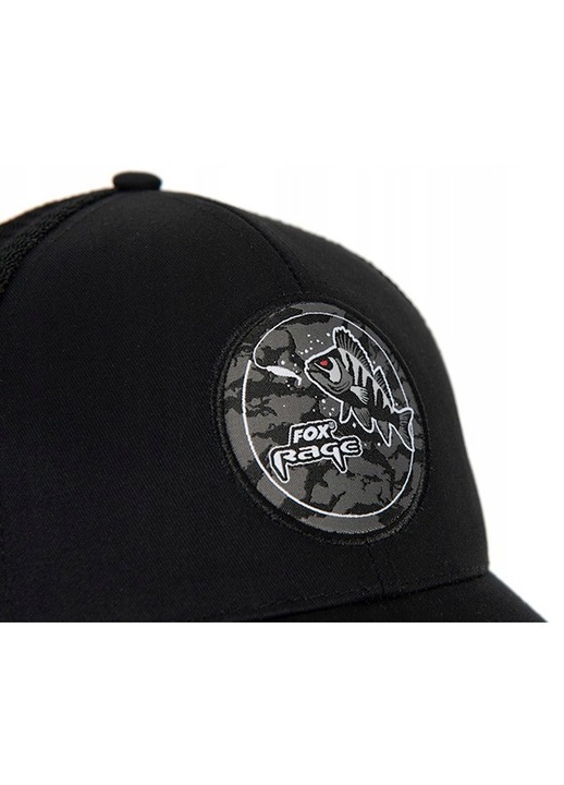 Sapca Fox Rage Black Perch Trucker, negru, universal