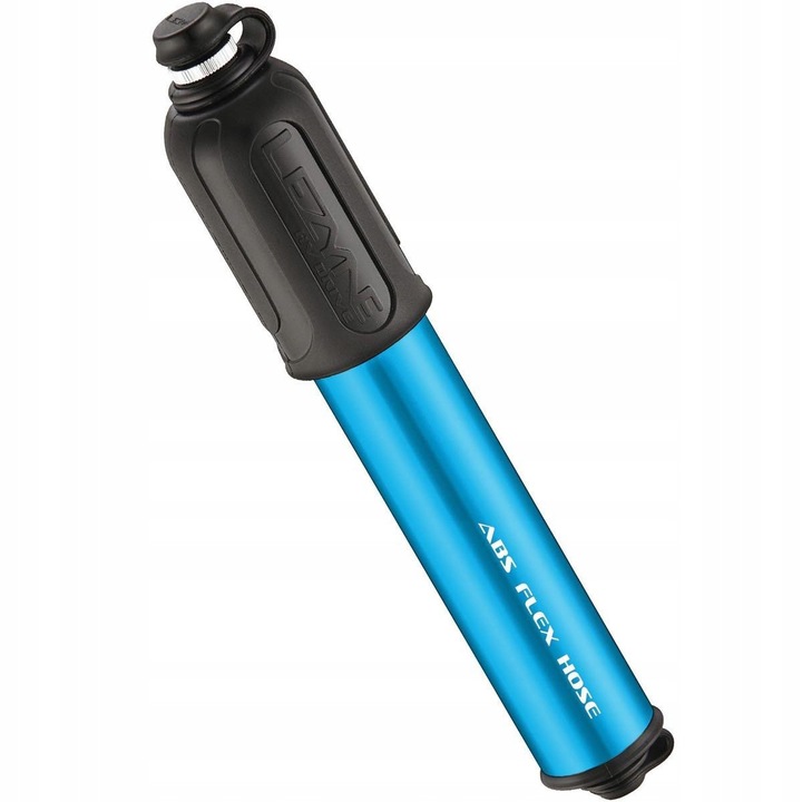 Lezyne Drive HV CNC kerékpárpumpa, kék, 17cm, kompakt, könnyű
