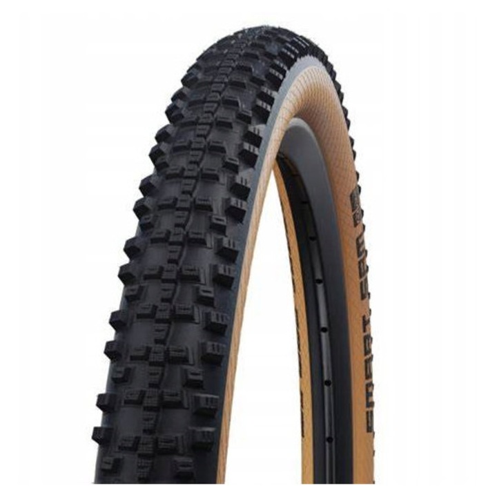 Schwalbe Smart Sam 29x2.25 kerékpár gumiabroncs, fekete-barna, 810g