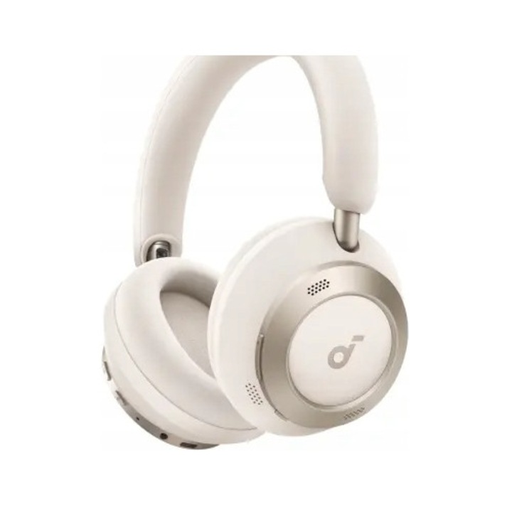 Soundcore Space One Pro vezeték nélküli fejhallgató, ANC, fehér, 40mm, összecsukható, 286g