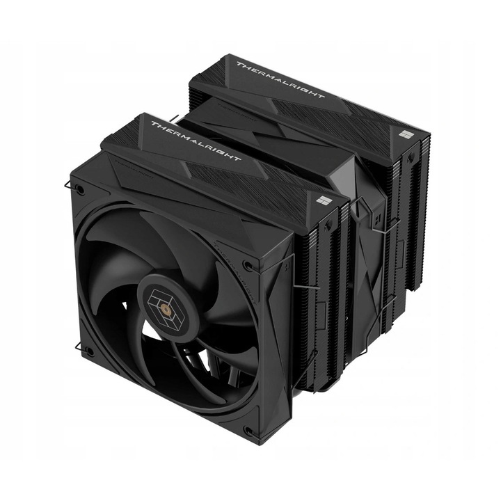 Thermalright Royal Pretor 130 kettős torony CPU hűtő, fekete, 130x112x158mm