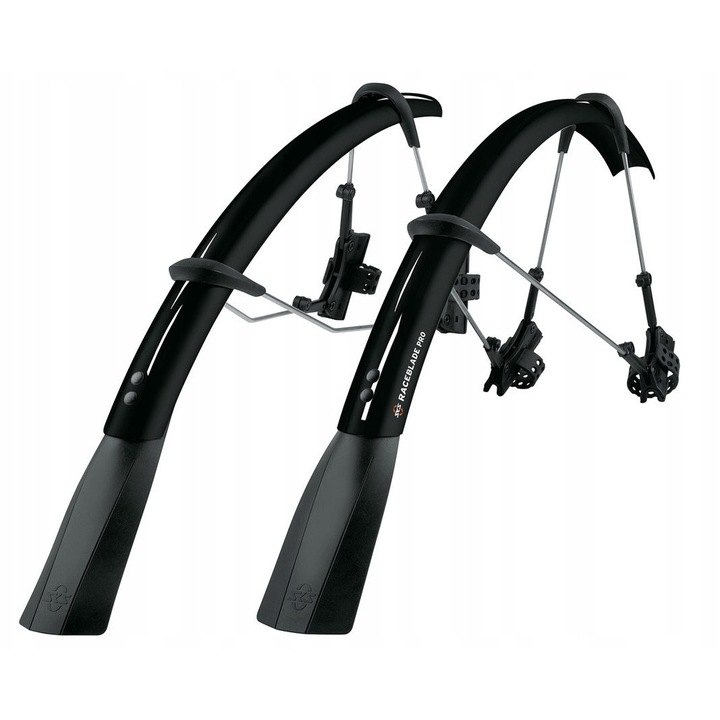 SKS RaceBlade Pro kerékpár sárvédők, 700c, fekete, 519x680mm, 2 db-os szett